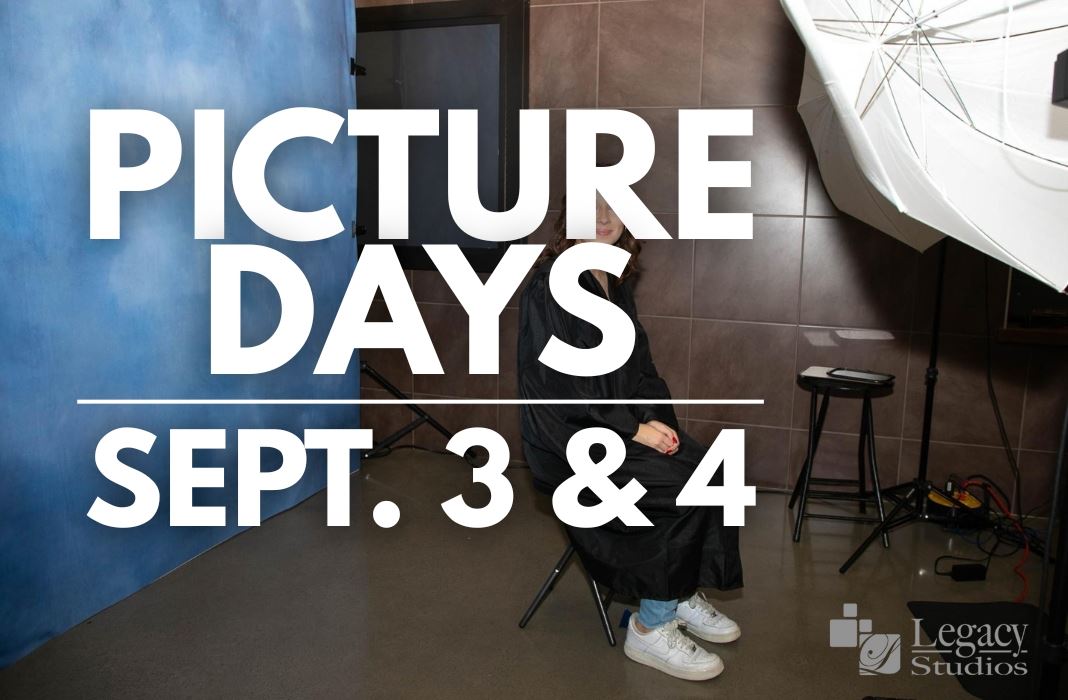  Picture Days Sept 3 & 4